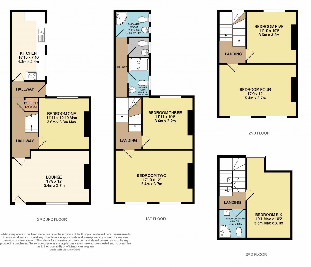 Floorplans For Richmond Road, Exeter