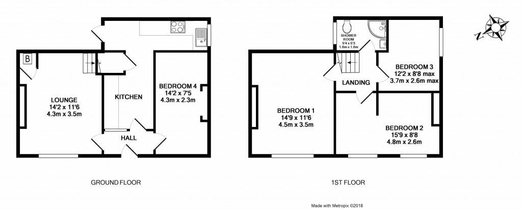 Floorplans For Well Street, Exeter